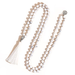 Howlite Mala